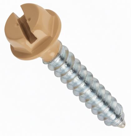 10A250SLX0Z/DTAN 10A X 2 1/2 SLOT HWH SMS ZINC PT.DESERT TAN